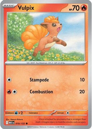 Vulpix 019/132 [ME01 Mega Evolution]