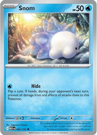 Snom 042 [ME01 Mega Evolution] (Reverse Holofoil)