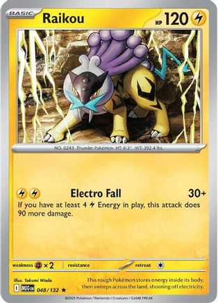 Raikou 048 [ME01 Mega Evolution] (Holofoil)