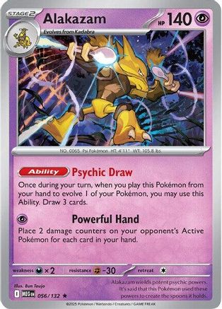 Alakazam 056 [ME01 Mega Evolution] (Reverse Holofoil)