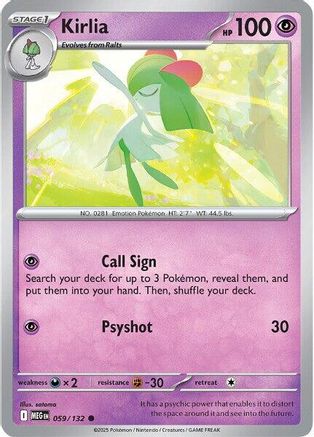 Kirlia 059 [ME01 Mega Evolution] (Reverse Holofoil)