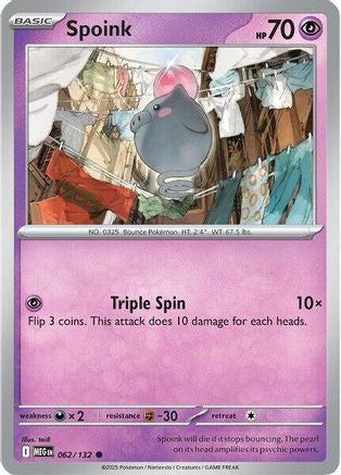 Spoink 062 [ME01 Mega Evolution] (Reverse Holofoil)