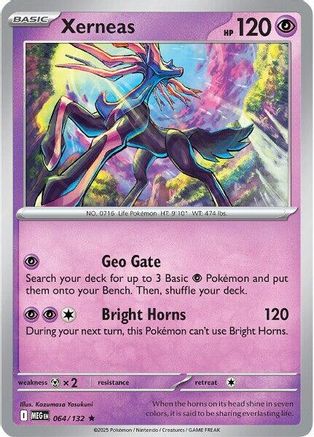 Xerneas 064 [ME01 Mega Evolution] (Reverse Holofoil)