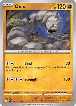 Onix 070 [ME01 Mega Evolution] (Reverse Holofoil)