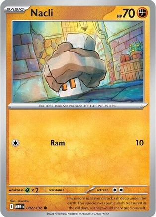 Nacli 082 [ME01 Mega Evolution] (Reverse Holofoil)