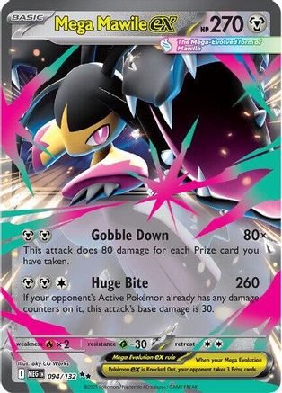Mega Mawile ex 094/132 [ME01 Mega Evolution] (Holofoil)