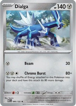 Dialga 095 [ME01 Mega Evolution] (Reverse Holofoil)