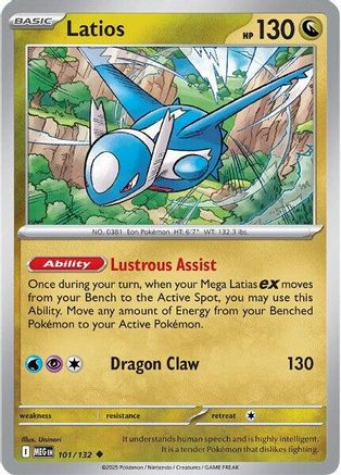 Latios 101 [ME01 Mega Evolution] (Reverse Holofoil)