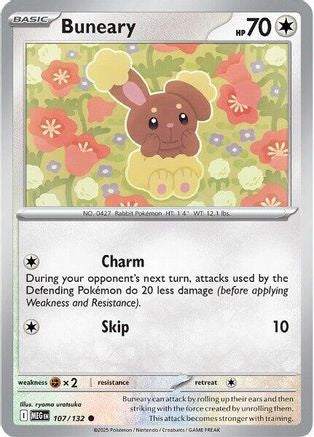 Buneary 107 [ME01 Mega Evolution] (Reverse Holofoil)