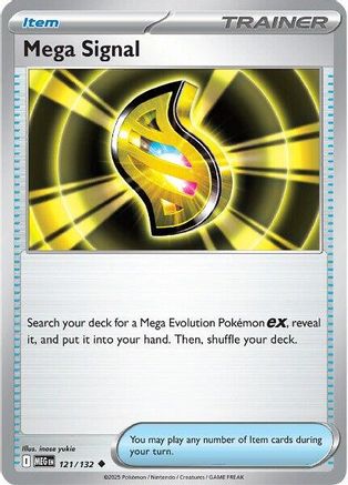 Mega Signal 121/132 [ME01 Mega Evolution] (Reverse Holofoil)