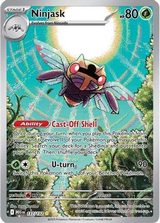Ninjask 137/132 [ME01 Mega Evolution] (Holofoil)