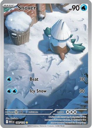 Snover 140/132 [ME01 Mega Evolution] (Holofoil)