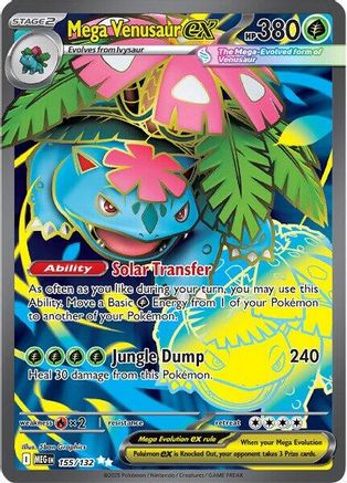 Mega Venusaur ex 155/132 [ME01 Mega Evolution] (Holofoil)