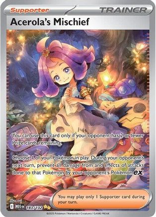 Acerola's Mischief 183/132 [ME01 Mega Evolution] (Holofoil)