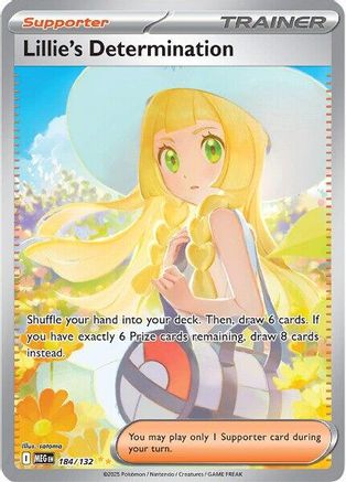 Lillie's Determination 184/132 [ME01 Mega Evolution] (Holofoil)
