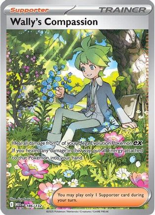 Wally's Compassion 186/132 [ME01 Mega Evolution] (Holofoil)