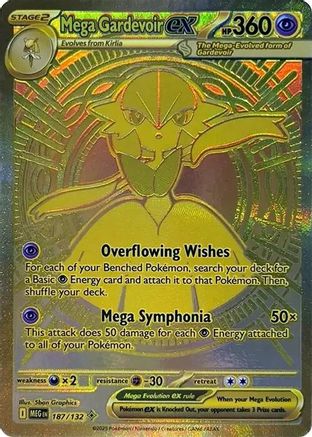Mega Gardevoir ex 187/132 [ME01 Mega Evolution] (Holofoil)