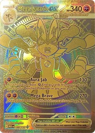 Mega Lucario ex 188/132 [ME01 Mega Evolution] (Holofoil)