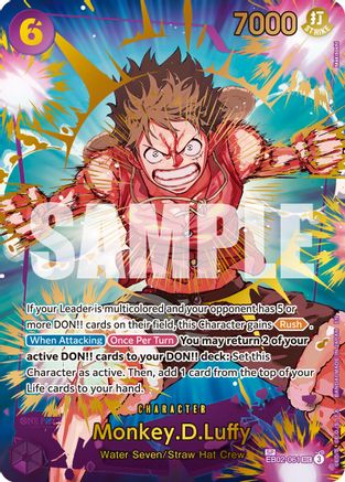 Monkey.D.Luffy - EB02-061 (SP) [Premium Booster -The Best- Vol. 2] Secret Rare