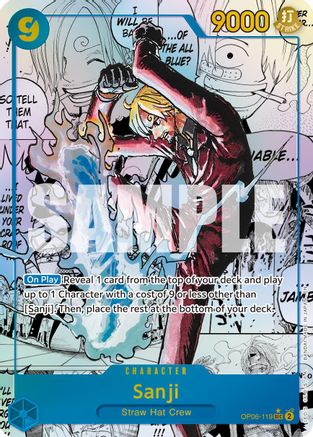 Sanji (Manga) [Premium Booster -The Best- Vol. 2] Secret Rare