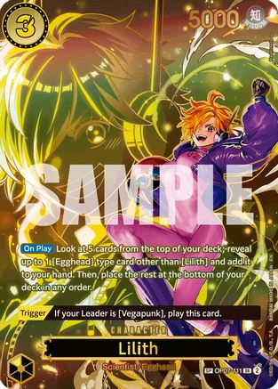 Lilith - OP07-111 (SP) [Carrying On His Will] Super Rare