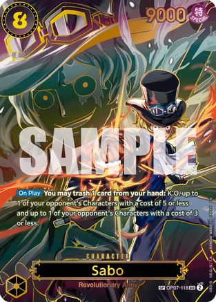 Sabo - OP07-118 (SP) [Carrying On His Will] Secret Rare