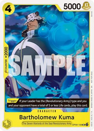 Bartholomew Kuma (Tournament Pack 2025 Vol. 4) [One Piece Promotion Cards] Uncommon