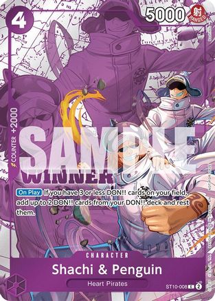 Shachi & Penguin (Winner Pack 2025 Vol. 4) [One Piece Promotion Cards] Common