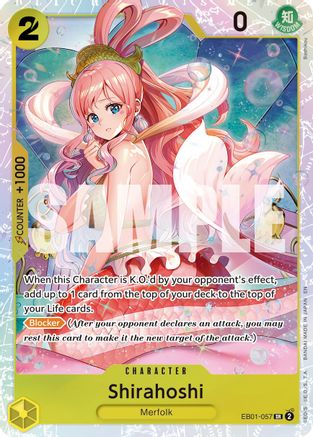 Shirahoshi (Reprint) [Premium Booster -The Best- Vol. 2] Super Rare