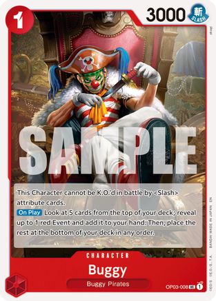 Buggy - OP03-008 (Reprint) [Premium Booster -The Best- Vol. 2] Uncommon