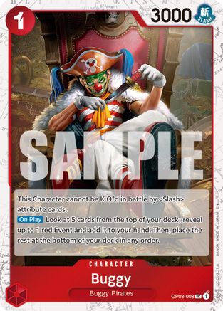 Buggy - OP03-008 (Pirate Foil) [Premium Booster -The Best- Vol. 2] Uncommon