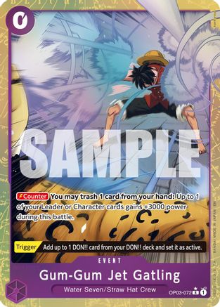 Gum-Gum Jet Gatling (Alternate Art) [Premium Booster -The Best- Vol. 2] Rare