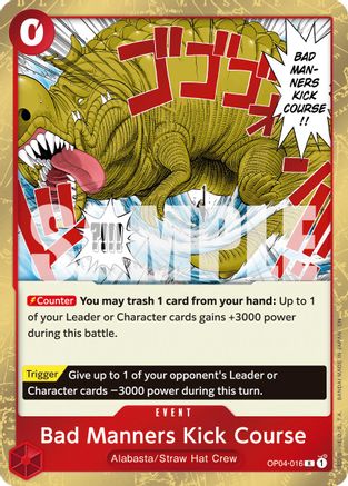 Bad Manners Kick Course (Reprint) [Premium Booster -The Best- Vol. 2] Rare