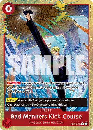 Bad Manners Kick Course (Alternate Art) [Premium Booster -The Best- Vol. 2] Rare