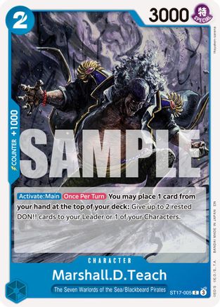 Marshall.D.Teach - ST17-005 [Premium Booster -The Best- Vol. 2] Common