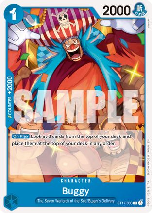 Buggy - ST17-003 (Reprint) [Premium Booster -The Best- Vol. 2] Common