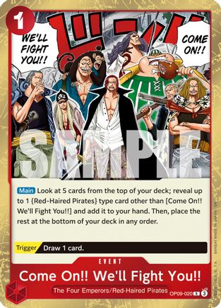 Come On!! We'll Fight You!! (Reprint) [Premium Booster -The Best- Vol. 2] Rare