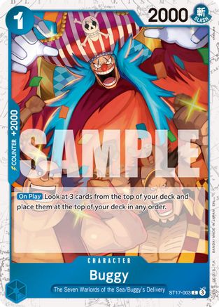Buggy - ST17-003 (Pirate Foil) [Premium Booster -The Best- Vol. 2] Common