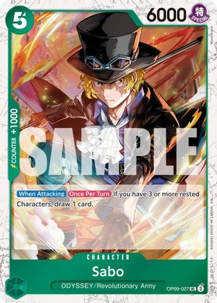 Sabo - OP09-027 (Pirate Foil) [Premium Booster -The Best- Vol. 2] Uncommon