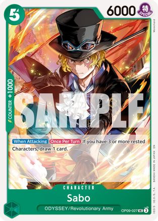 Sabo - OP09-027 (Reprint) [Premium Booster -The Best- Vol. 2] Uncommon