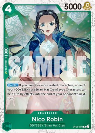 Nico Robin - OP09-033 (Pirate Foil) [Premium Booster -The Best- Vol. 2] Common