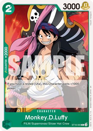 Monkey.D.Luffy - ST16-005 (Reprint) [Premium Booster -The Best- Vol. 2] Common
