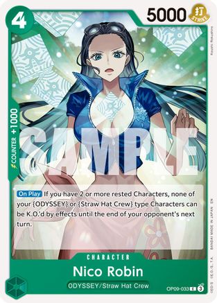 Nico Robin - OP09-033 (Reprint) [Premium Booster -The Best- Vol. 2] Common