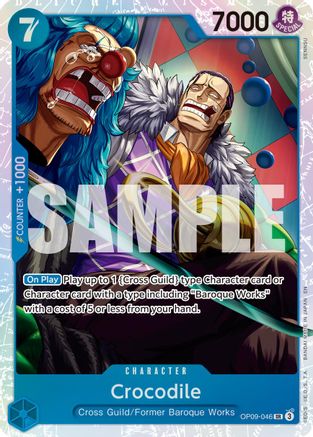 Crocodile - OP09-046 (Reprint) [Premium Booster -The Best- Vol. 2] Super Rare