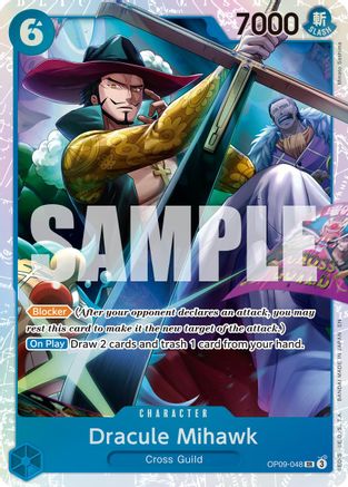 Dracule Mihawk - OP09-048 (Reprint) [Premium Booster -The Best- Vol. 2] Super Rare