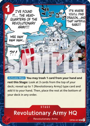 Revolutionary Army HQ (Pirate Foil) [Premium Booster -The Best- Vol. 2] Uncommon