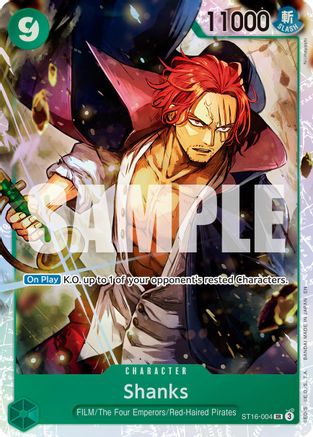Shanks - ST16-004 (Reprint) [Premium Booster -The Best- Vol. 2] Super Rare