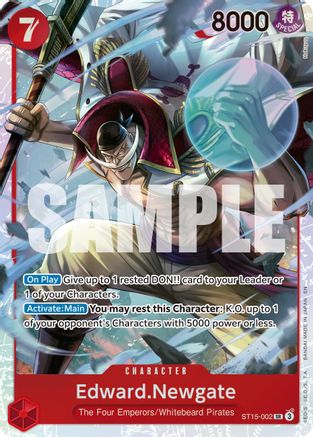 Edward.Newgate - ST15-002 (Reprint) [Premium Booster -The Best- Vol. 2] Super Rare