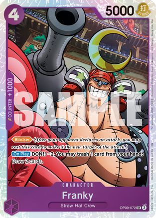 Franky - OP09-072 (Reprint) [Premium Booster -The Best- Vol. 2] Super Rare