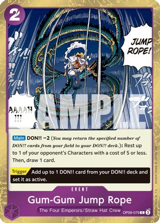 Gum-Gum Jump Rope (Pirate Foil) [Premium Booster -The Best- Vol. 2] Common